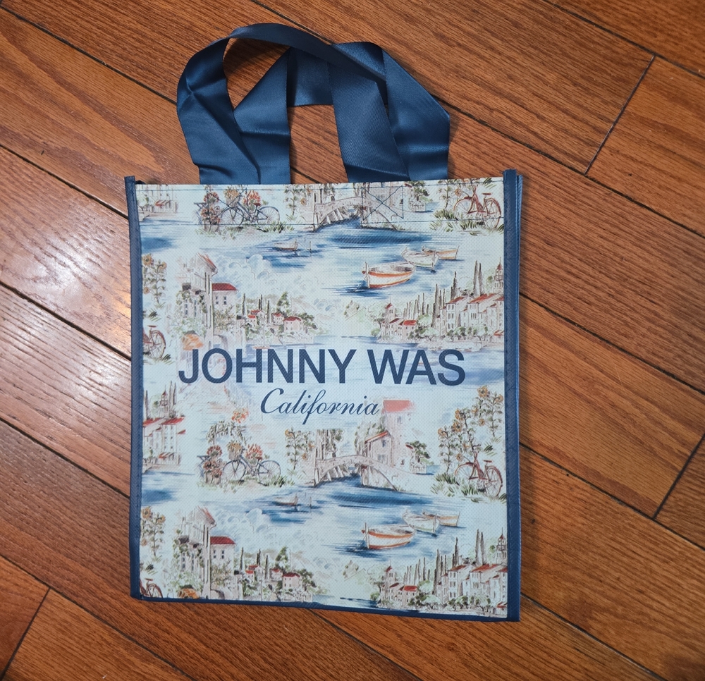 Johnny Was Blue Scenic California Tote